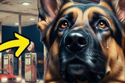 The car door burst open. A hand shoved hard. Bolt hit the ground with a thud. Paws scraping the gravel, his leash still dangling from his collar. Before he could even stand, the door slammed shut. Drive, Mark. Just go. Lydia’s voice cracked through the noise. Tires screeched. The SUV shot forward, spraying dust into Bolt’s face.