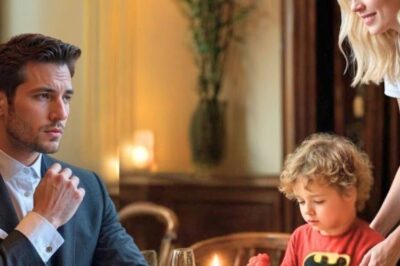 Tessa Quinn stood outside the upscale restaurant, her hands trembling as she held on to her three-year-old son’s hand. Oliver was wearing his favorite Batman shirt, his curly hair still damp from the bath she’d given him an hour ago. She’d tried to explain that mommy had a special dinner tonight.